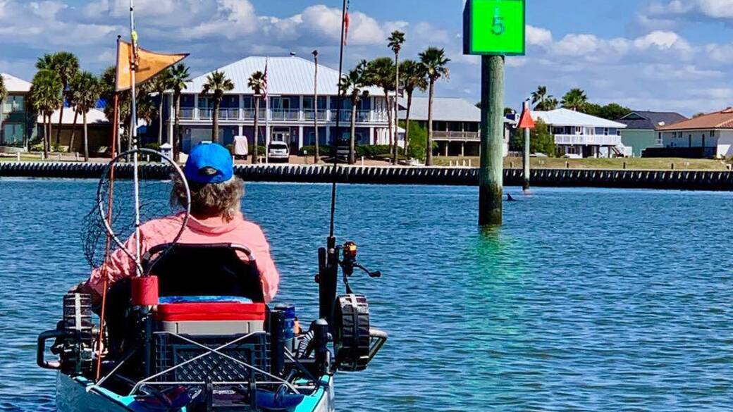 kayak fishing in Rockport